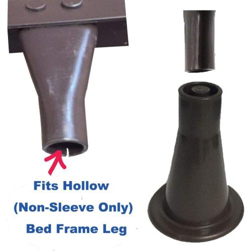 Home's Place 6PCS Reinforced Bed Frame Feet to Replace Wheels. Prevent Sliding, Protect Floor. Plastic Bed Frame Feet Replacement