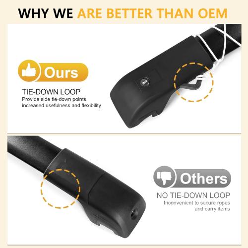 220lbs Lockbale Roof Rack Cross Bars Compatible with Volkswagen VW Tiguan 2018-2024 (Not for Limited) & Taos 2022-2024, Heavy Duty Anti-Theft Aluminum Roof Rails Crossbars Rooftop Cargo Bars