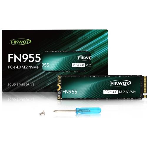 FN955 1TB NVMe SSD M.2 2280 PCIe Gen4x4, Up to 7300MB/s, 3D NAND TLC Flash Internal Solid State Drive, Configure SLC Cache, Storage and Memory Expansion for PS5 Laptop Desktop