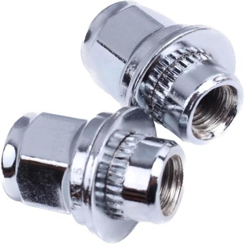 12x1.5 Lug Nuts 20 Pcs Chrome Closed End Mag Style Lug Nuts with Washer 13/16 (21mm) Hex Compatible with Toyota Camry/Corolla/Tacoma Lexus