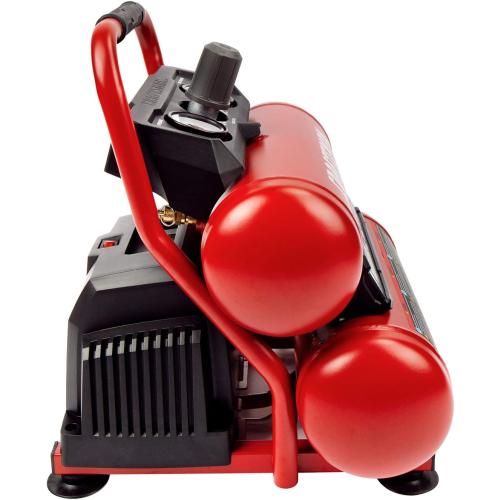 Craftsman 2-Gallon Air Compressor, 1/3 HP Oil-Free Twin Tank, 125 PSI | Lightweight, Home DIY, Tire Inflation, Spray Painting, Oil-free, Low Maintenance, Quiet Operation, 0.5 CFM @ 90PSI