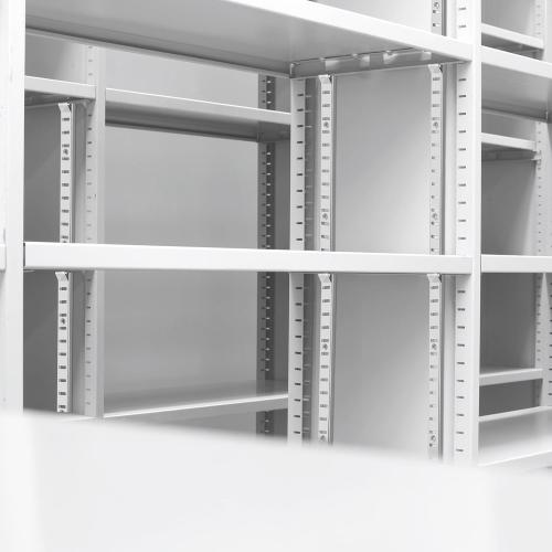 12 Pcs 36 Inch Shelf Pilaster Metal Mortise Mount Pilaster Strip Adjustable Shelf Standards for Wall Shelving System Closet Organization Storage, Silver (Silver)