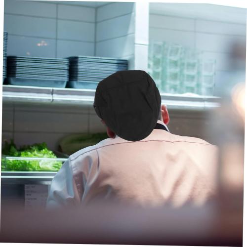 1pc Work Beret Kitchen Cap Chef Turban Chef Skull Hat Men s Newsboy Caps Chef Hat Green