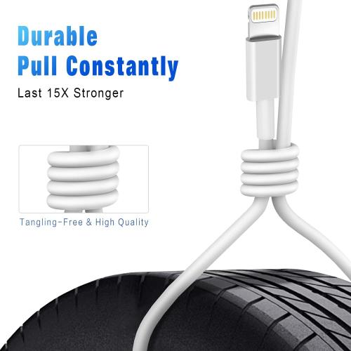 iPhone Charger(3/3/6/6/10FT) 5Pack MFi Certified Lightning Cable Fast Charging Cords Apple Charger Compatible with iPhone 14 13 12 11 XS XR X Pro Max Mini 8 7 6S 6 Plus 5S SE AirPods