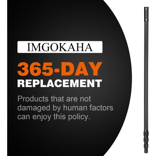 Carbon Fiber Pool Pole - Professional 15 Foot Telescopic Pool Cleaning Pole, Pool Skimmer Net Pole, Telescoping Swimming Pool Poles Heavy Duty 15FT