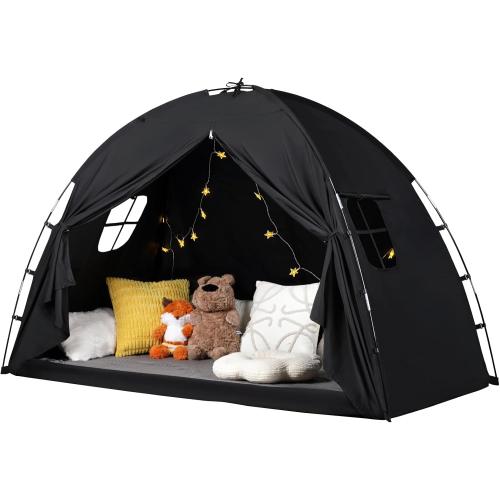 Bed Tent Twin and Full for Kids, Canopy Privacy Sleep Tent Indoor Bunk