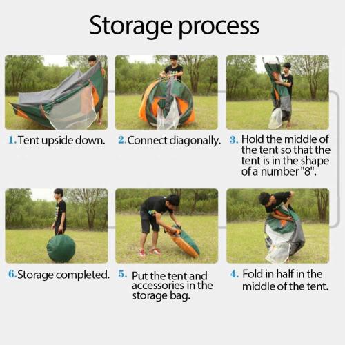 2 Person Instant Pop Up Lightweight Camping Tent, Outdoor Easy Set Up Automatic Family Travel Tent,Portable Backpacking Ultralight Waterproof Windproof Anti-UV Sun Shelter Tent…