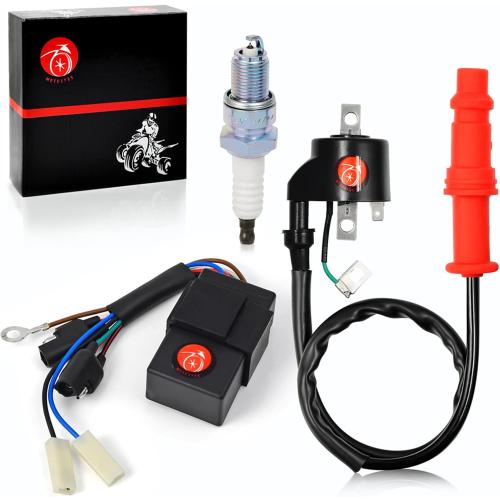 Ignition Coil & CDI Box（8 Pin/line ）Spark Plug For Polaris Sportsman 500 1996 1997 1998 1999 2000 2001 3085564 3085228
