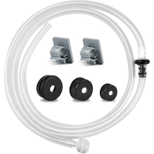 Yofidra Sink Soap Dispenser Extension Kit: Under Sink Dish Soap Dispenser With 47 Tube Hose and Check Valve for Prevent Backflow for Countertop Kitchen Sink Accessories