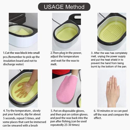 Paraffin Wax Machine for Hand and Feet，Touchscreen Paraffin Wax Warmer with 1.98lb Wax Moisturizing Paraffin Spa Wax Bath Kit, Large Capacity at Home for Smooth and Soft Skin