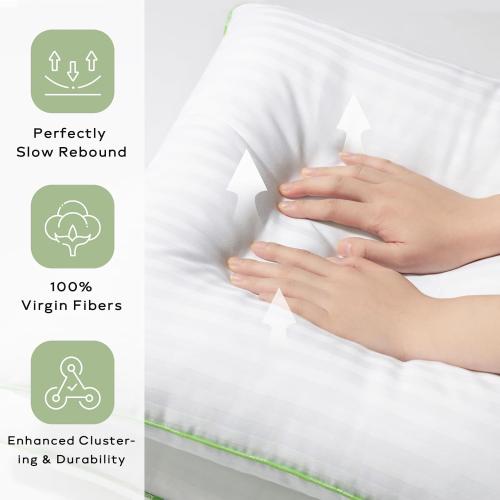Ashler Home Deco Synthetic Down Pillow Inserts, 20x20 Down Alternative Throw Pillows Insert Sleeping Pillows with 100% Cotton Cover Decorative Pillow Stuffer for Sofa, Couch Bed(Set of 4, White)