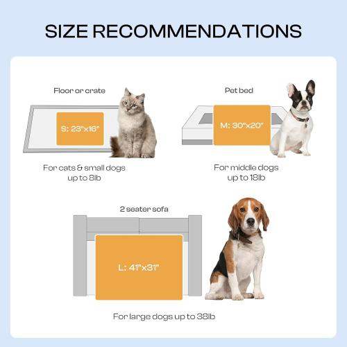 1 Pack 3 Calming Blankets Fluffy Premium Fleece Pet Blanket Soft Sherpa Throw for Dog Puppy Cat Beige Large (41 x31'')