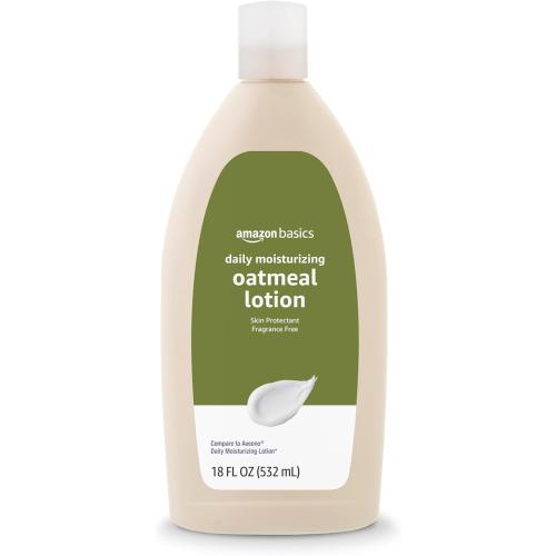 3 pack  Daily Oatmeal Body Lotion and Skin Protectant Moisturizer, Fragrance Free, 18 Fl Oz (Pack of 1) (Previously Solimo)