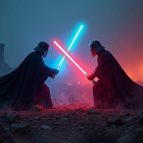 RGB Dueling Lightsaber, Motion Control 39 Sets Sound Effects and 12 Colors Change, Smooth Swing Metal Handle Light Saber for Adults Cosplay Gifts (RGB)