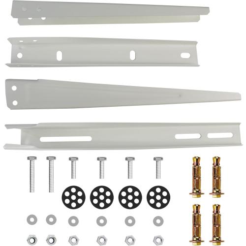 Qualward Mini Split Wall Mounting Bracket for Universal Ductless Air Conditioners, Heavy Duty Support Bracket for AC, Heat Pumps Compressors 7000-15000 BTU