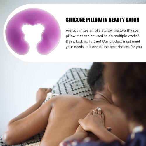 Massage Face Cradle Cushion, U Shaped Headrest Face Down Prone Position Cushion Pillow for Massage Tables Neck Head Rest Pad for Beauty Spa