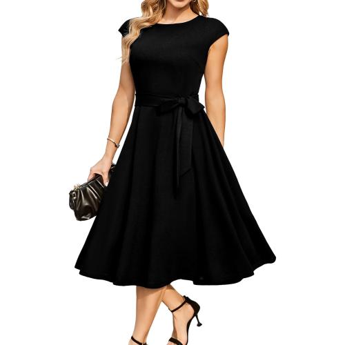 2XL DRESSTELLS Women's Cocktail Dresses, Formal Wedding Guest Modest Church Vintage Holiday Party Evening Dress
