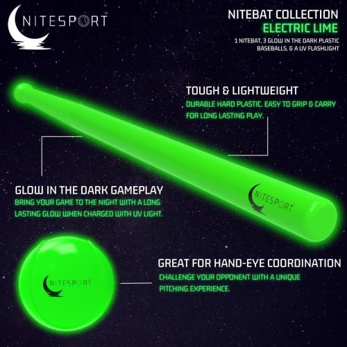 Glow in The Dark Plastic Baseball Bat