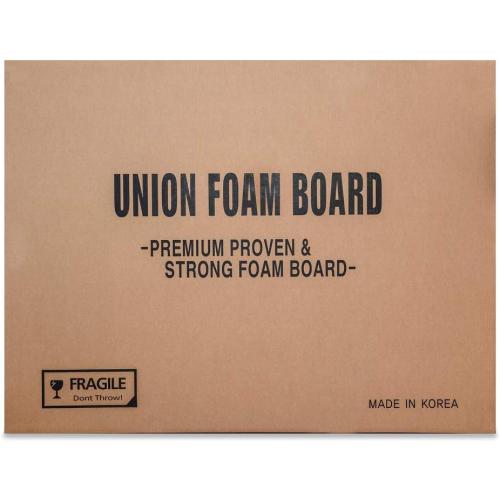 Union Premium Foam Board 30 x 40 x 3/16 10-Pack : Matte Finish High-Density Professional Use, Perfect for Presentations, Signboards, Arts and Crafts, Framing, Display (White, 30x40)