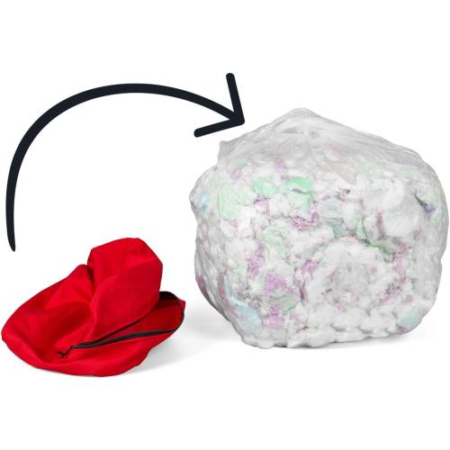 Posh Creations Foam Filling Bean Bag Refill, 20lbs, Multi-Color