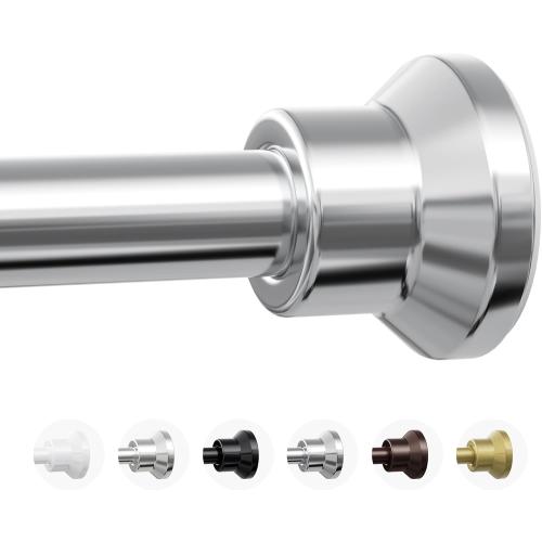 Chrsouly Shower Curtain Rod, 31-76 Inch Adjustable Tension Shower Rod