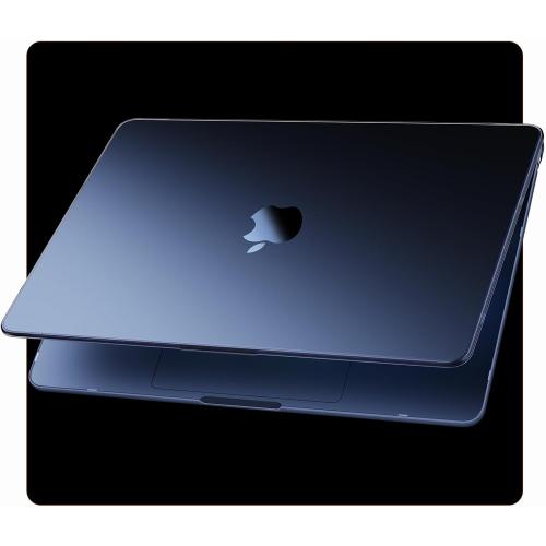 Soonjet for MacBook Air 15 inch Case | M5 M4 M3 M2 2026 2025-2023 | 100% Match Official Color | Closes Seamlessly | Hard Shell Laptop Cover | A3448 A3241 A3114 A2941 | Midnight Clear