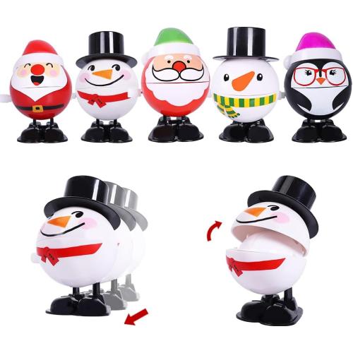 Max Fun 24 Pack Christmas Wind Up Toys Stocking Stuffers for Christmas Party Favors Goody Bag Filler (Christmas)