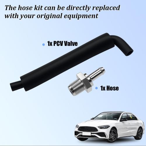 PCV Valve Hose Replacement Kit, Compatible 2.4L HS250h, Matrix, XB