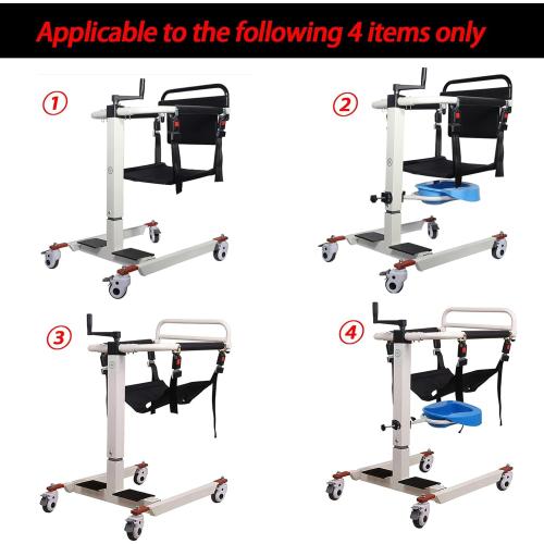 Blue bedpan for patient lift transfer chair