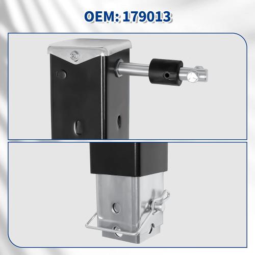 179013, RV Lead Fifth Wheel Landing Gear Leg Compatible with Lippert Venture, Universal 29-1/2 Landing Gear Jack for Atwood & Stromberg Carlson Landing Gear Systems | with Drop Leg and Cage Pin