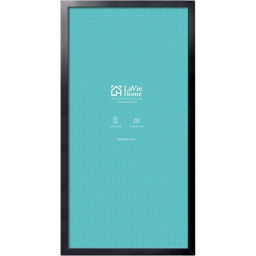 LaVie Home 24 x 48 Picture Frame, Large Poster Frame with High Definition Plexiglass, Horizontal or Vertical Wall Gallery Poster Frames Suitable for Photos, Artworks, Posters,Puzzle, Black 1pc