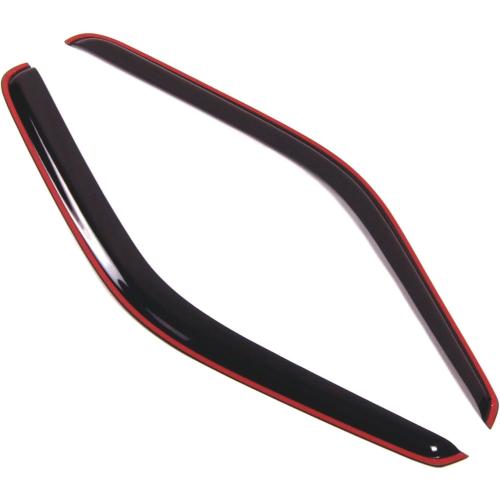 TuningPros in-Channel Window Vent Visors Rain Guards Compatible with Dodge Ram 3500 1994-2001 | Side Window Wind Deflectors Rain Shields | Smoke Tinted, 2 Pcs Set, DGWV-126i-3