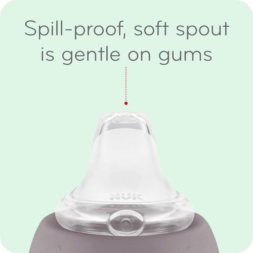 NUK Mickey Mouse Large Learner Cup 10oz 2pk – BPA Free, Spill Proof Sippy Cup