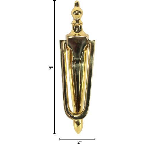 eSplanade - Brass Door Knocker | Home Decor | Door Decor | Brass Door Knocker … (8 Inch)