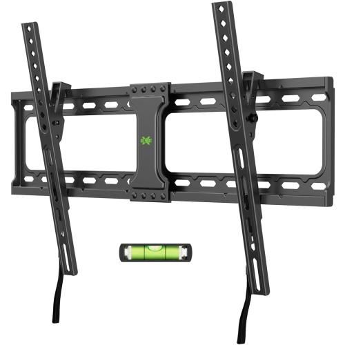USX MOUNT Tilting TV Wall Mount for Most 37-95 Flat Curved Screen Television, TV Bracket with Max VESA 600x400mm up to 132lbs, Low Profile Tilt Mount for 16, 24 Stud