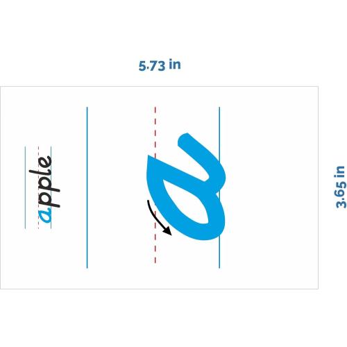 MFM TOYS Sandpaper Tactile English Letters Flashcards (Cursive (Lowercase)) Montessori Lower Case Cursive Sandpaper Letters