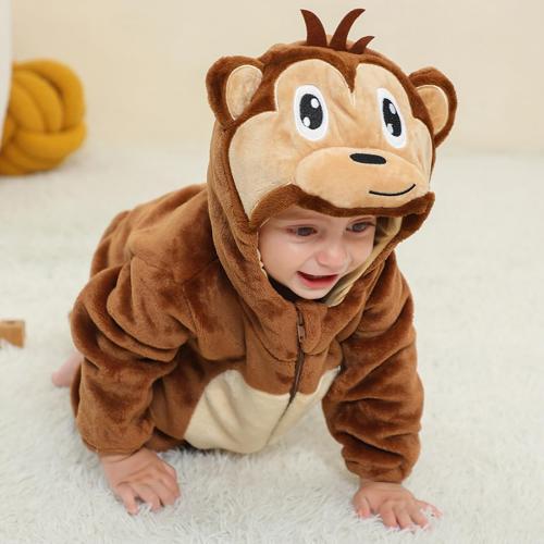 CuteOn Toddler Halloween Costume Onesie Cosplay Romper Christmas Infants Baby Costume Monkey 3Months-4Years