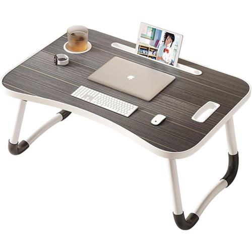 Foldable Laptop Table Portable Foldable Bed Table Lap Desk Tray Laptop Stand for Working Writing Drawing Eating