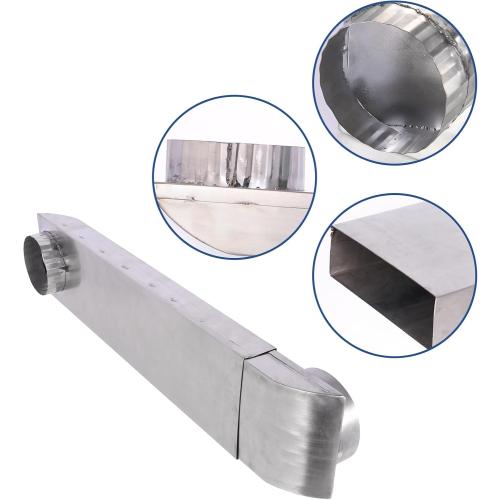 Stainless Steel Periscope Dryer Vent – Slim dryer vent (21-38 Inches) with Heavy-Duty Foil Tape – Compatible with Whirlpool, Maytag, 4 Dryer Exhaust