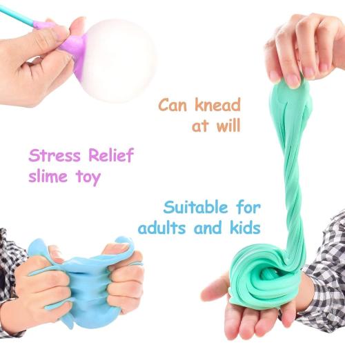 45 Pack Mini Butter Slime Kit, Scented Slime Party Favor Gifts, Soft & Non-Sticky, DIY Putty Toys for Kids, Stress Relief Toy, Classroom Reward for Girls Boys Easter Basket Stuffers