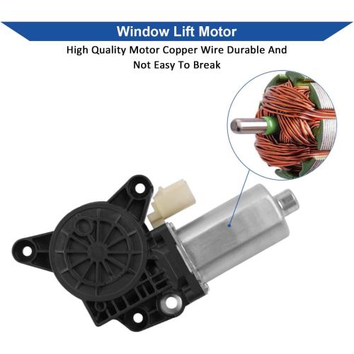 Obaee Window Regulator with Motor Front Right Passenger Side, OE 748-509 | Compatible with Dodge Grand Caravan 2008-2020, Chrysler Town & Country 2008-2016, Ram C/V 2012-2015