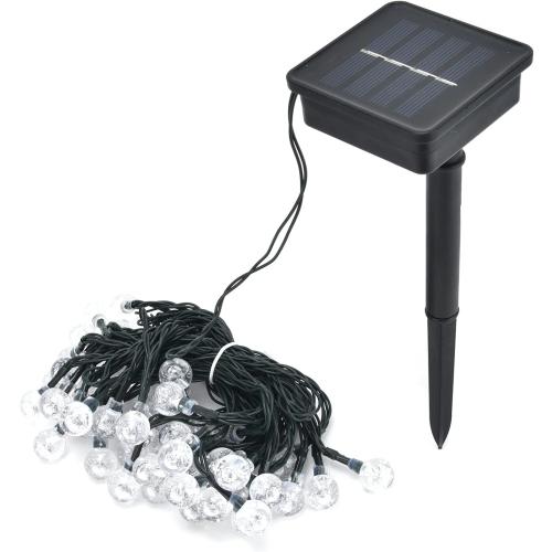 TREETDOBV 9.5m LED Outdoor String Lights, with 50 Shatterproof Bulbs, 8 Lighting Modes String Lamp,Waterproof Connectable Hanging Christmas Lights Garden Wedding Backyard Porch Balcony Party
