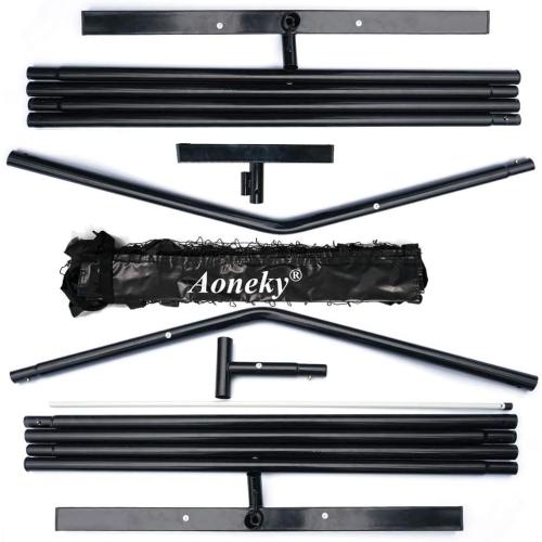 Aoneky Mini Portable Tennis Net for Driveway - Kids Soccer Tennis Net - Pickleball Net