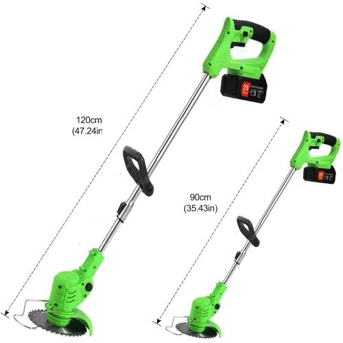 Cordless Weed Eater,Weed Wacker,21V 2Ah Battery Powered Weed EaterString Trimmer with 2 Batteries and weaterLightweight and Powerful Weed Eater Battery poweredfor Yard and Garden