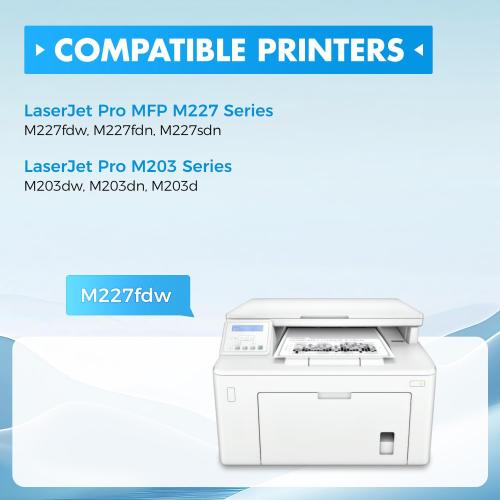 30A Black Toner Cartridge 2-Pack with chip High Yield Replacement for HP 30A CF230A 30X CF230X Compatible for HP LaserJet Pro MFP M227fdw M227fdn M203dw M227sdn M203dn M203d Printer M277 M203 Ink Copy