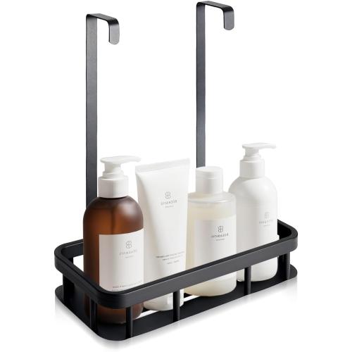 Shower Caddy Hanging, Showers Organizer Rack for Chair Bench for Elderly Seniors Disabled Shower Chair- Black