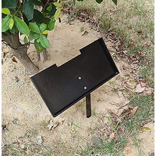 JFHEDY Grave Marker Stand for 20x 10 Stones, Memorial Stones for Loved One (20“ x 10“)
