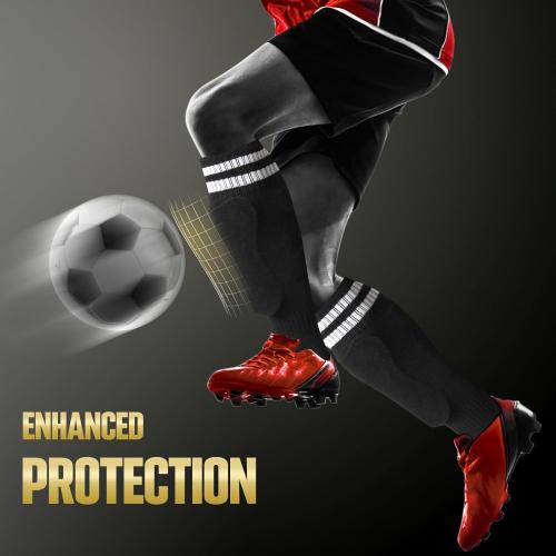 Soccer Shin Guards for Youth Kids Toddler, Protective Soccer Shin Pads & Sleeves Equipment - Football Gear for 3 5 4-6 7-9 10-12 Years Old Children Teens Boys Girls