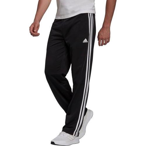 Size 4XL..adidas Men's Essentials Warm-up Open Hem 3-stripes Tracksuit Bottoms