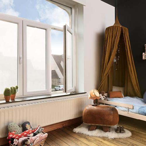 Artscape Fog | Woven Window Privacy Film | UV Protection | PVC-Free | Easy to Apply & Removable | 23.5 x 41.5 inches | Made in Belgium